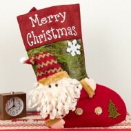 [보스위즈] 크리스마스 대형 양말 장식 눈사람 산타 루돌프 BOS-SCK01